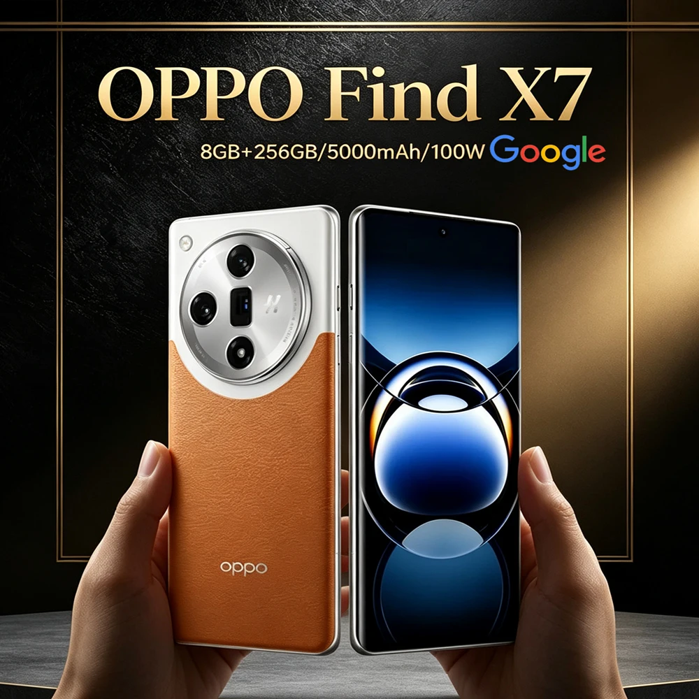OPPO Find X7 5G fashion smart phone 50MP/64MP/32MP/support Android full focus 4K Dolby Vision HDR video shooting/8GB+256GB