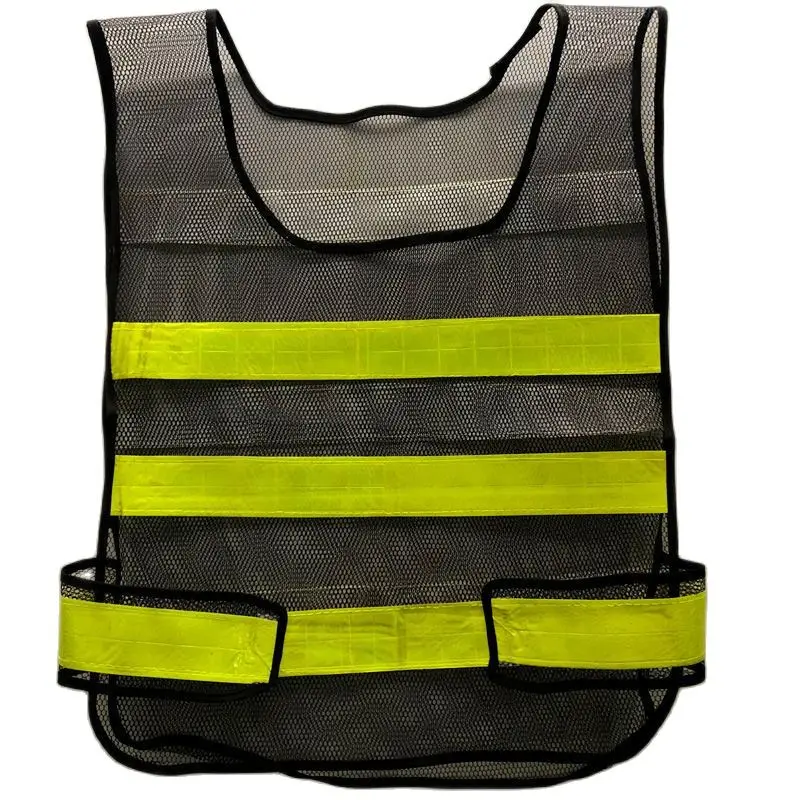 Traffic Cleaning Highways Sanitation Reflective Safety Clothing  Adjustable Waist Size Breathable Mesh Reflective Warning Vest