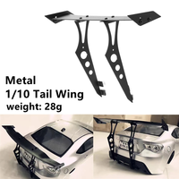 Metal Rally Car Tail Wing Rear Spoiler Wing for 1/10 Tamiya TT02 XV01 94123 PGT2 YOKOMO HSP Drift Car RC Car Upgrade Parts