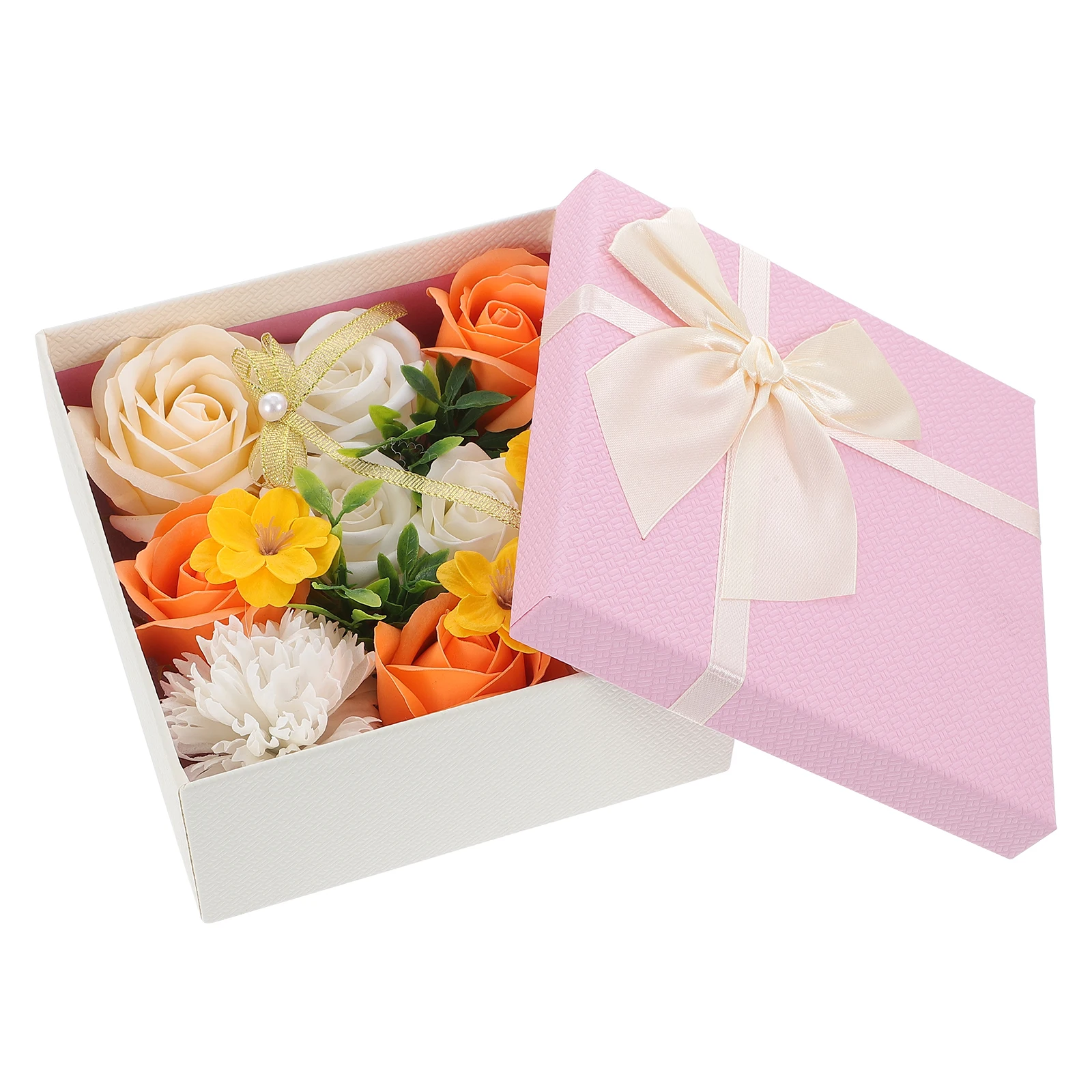 

Soap Gift Box Flower Roses Floral Scented Christmas Gifts Home Decoration Artificial Valentine's Day's