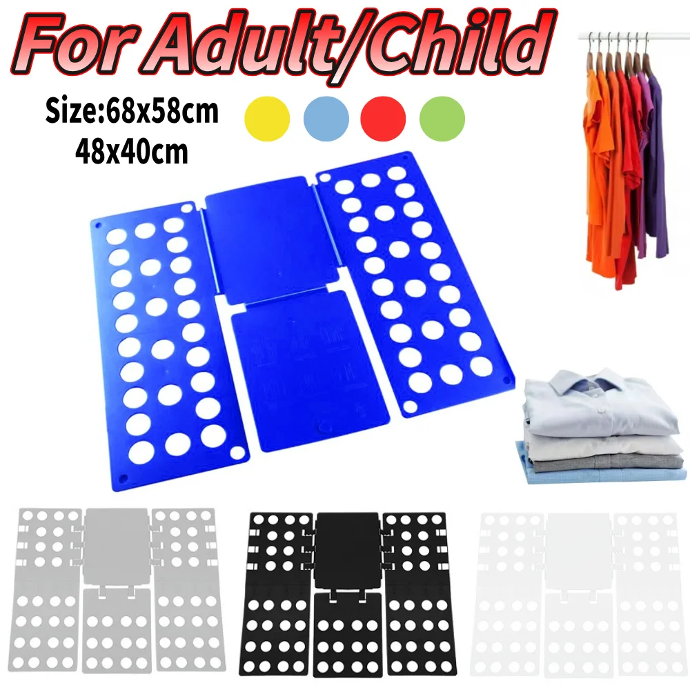 Clothes Folding Board Child Clothing Folder Bender Plastic Practical Detacha Children Lazy T-shirt Folder Laundry Time-saving