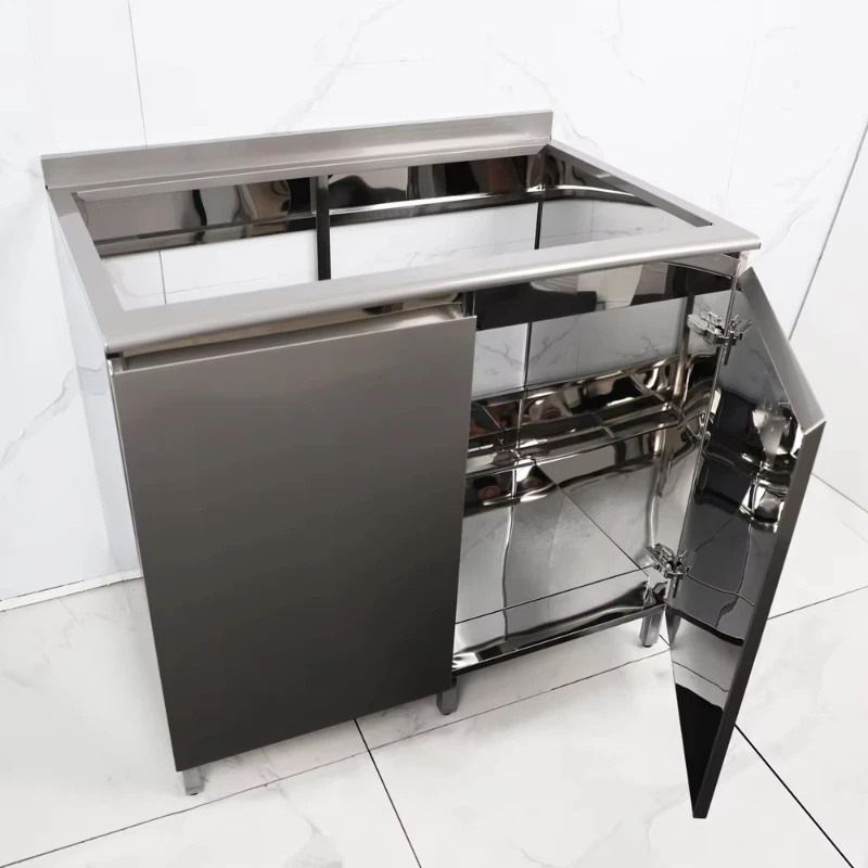 Modern Stainless Steel Cabinet Weatherproof Outdoor & Apartment BBQ Kitchen Design