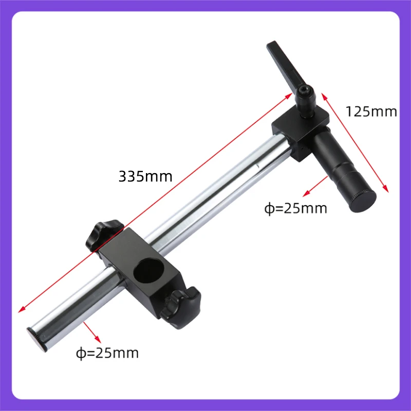 

Fiberglass Microscope Universal Bracket Repair Workbench 50mm Free Rotating Bracket Lengthened Display Hanging Rod 25/32mm