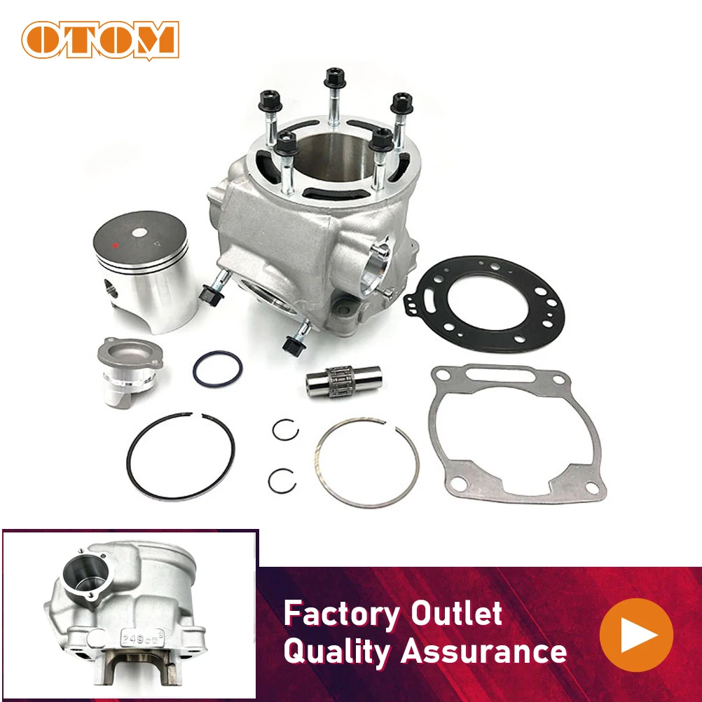 Zestaw cylindrów silnika motocykla Std 66.80mm dla YAMAHA DT230 Loncin MT250 GPX TSE250R KAYO KT250 HJ250H części pierścienia tłokowego KEWS