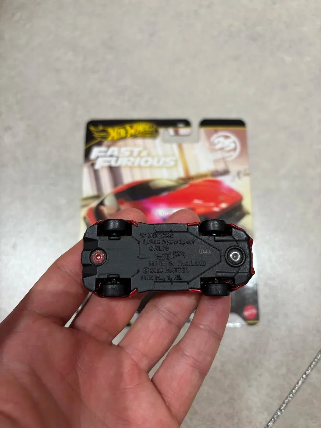 Hot Wheels 1:64 Premium Fast & Furious 25th Anniversary W Motors Lykan Hypersport Diecast نموذج سيارة لعبة سيارة قابلة للجمع هدية