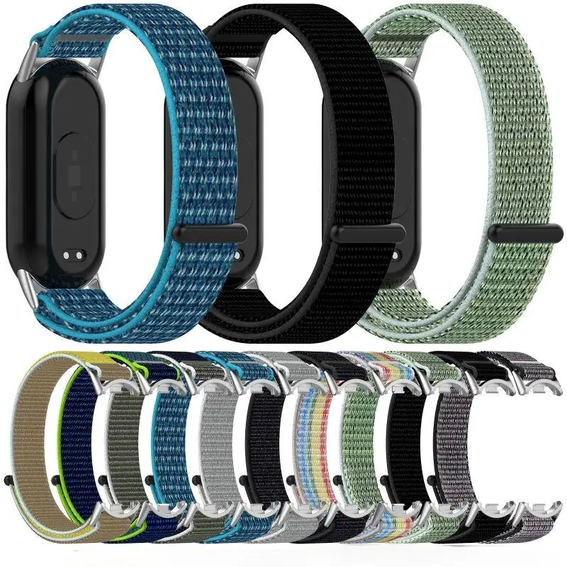 Bracelet en nylon pour Xiaomi Band 9, 8, NDavid, bracelet de montre intelligent, bracelet de montre, accessoires de poignet, étui