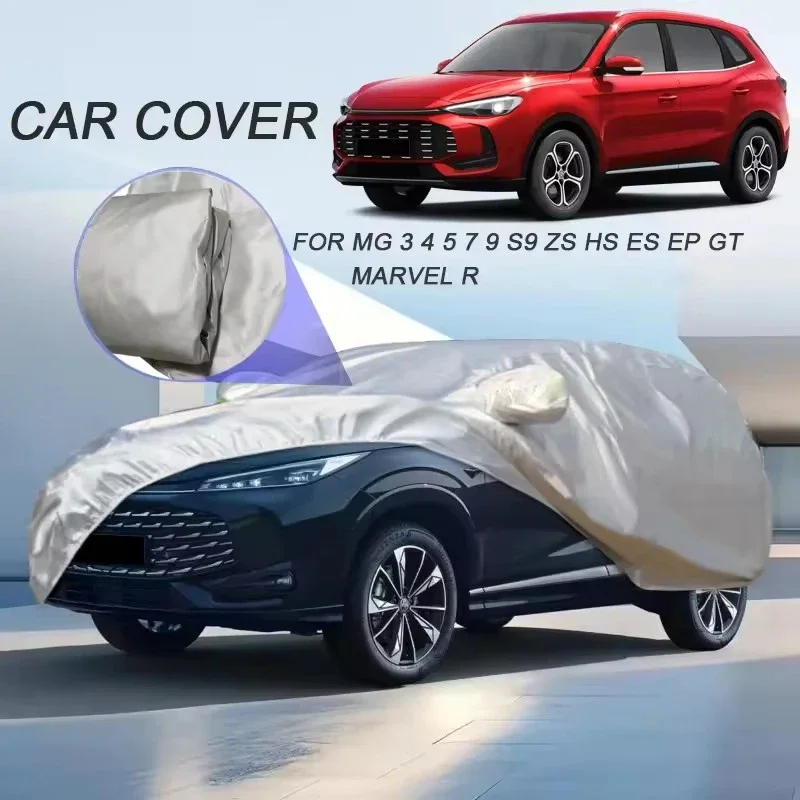 

Car Cover For MG 3,4,5,7,9,HS,S9,ZS,RX5,RX8,RX9 dustproof, uv resistant, and waterproof car clothing