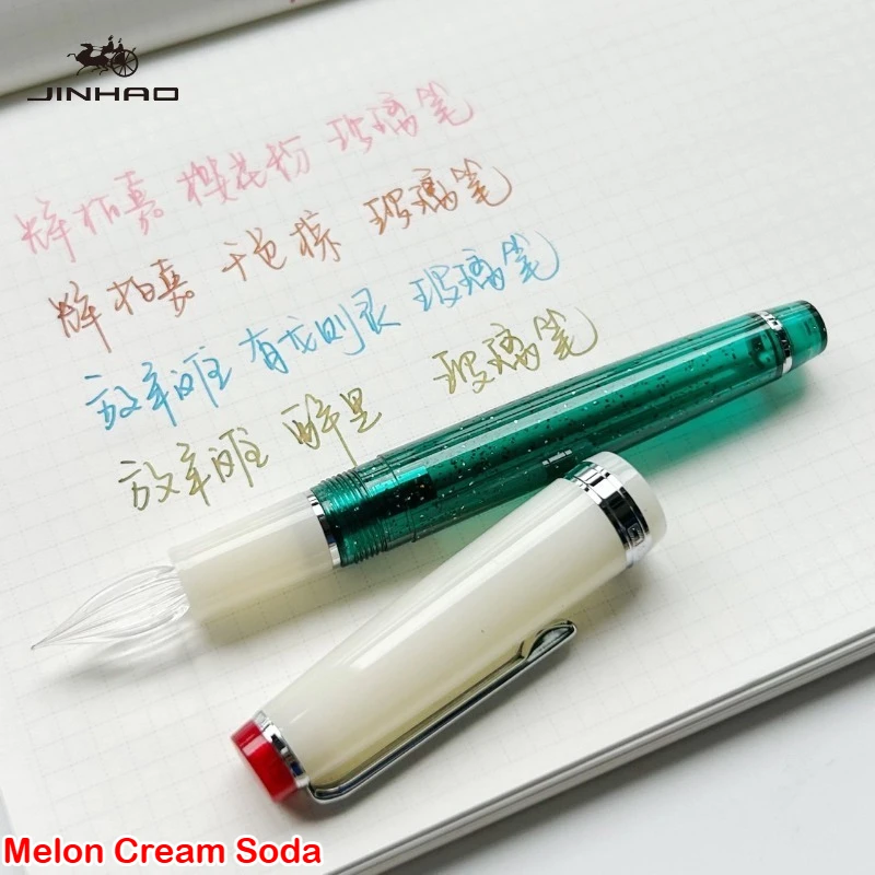 

JINHAO 82 Glass Dip Pen Handcrafted Finely Ground Smooth Writing for Calligraphy School Office Art Supplies Stationery