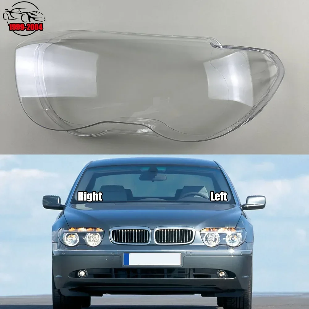 

For BMW 7 Series E65 E66 1999-2004 Front Lamp Shade Headlight Mask Shell Transparent Cover Lens Replace The Original Lampshade