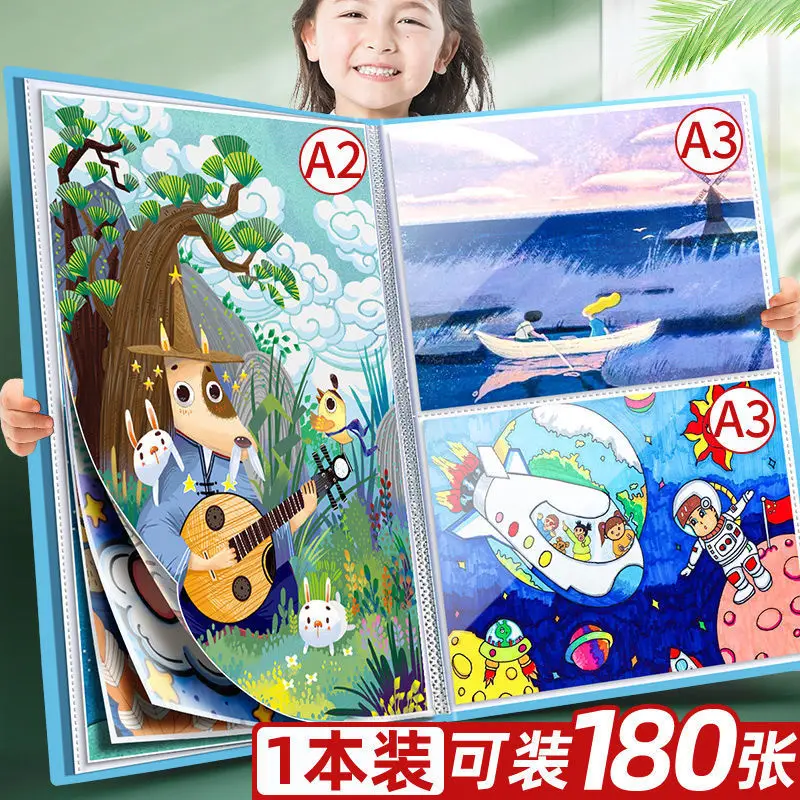 Collection A2/A3/A4 Album Storage 4k Drawing Works Sketching Sorting Award file organizer expanding file folder ordners a4