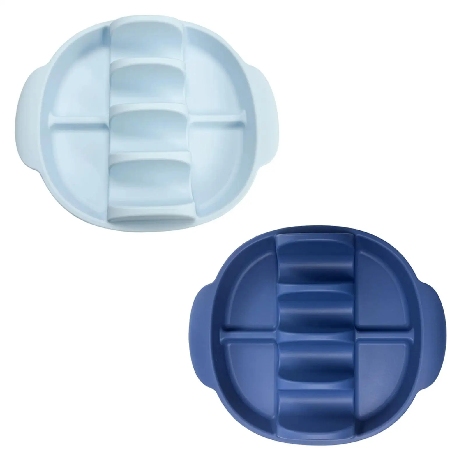 Taco Holder Serving Tray, Non Slip Kitchen Gadgets Plate Taco Plate with Slots for Camping Party Buffets Home Takeout Picnic