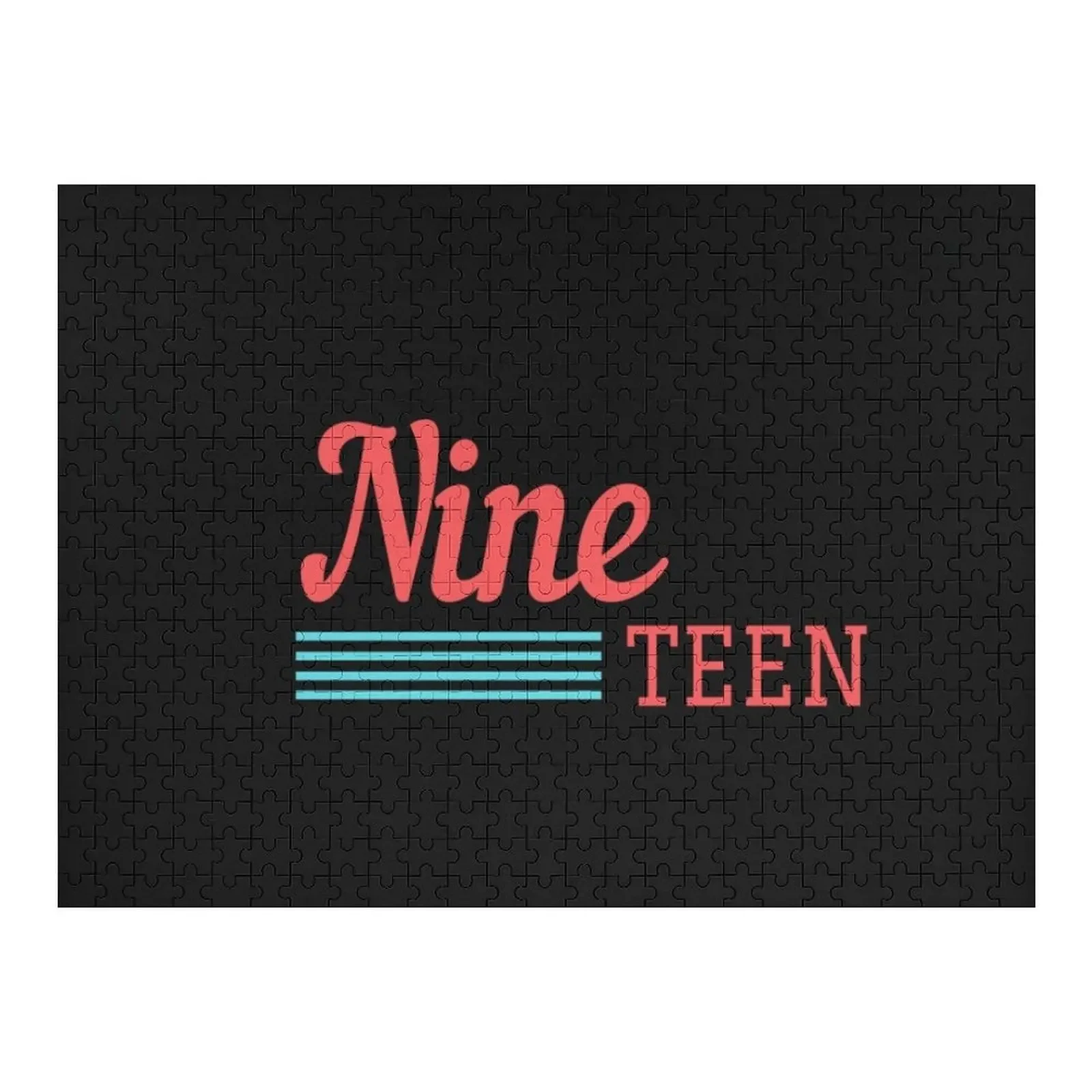 

Nineteen Jigsaw Puzzle Wood Adults Wooden Name With Personalized Photo Puzzle