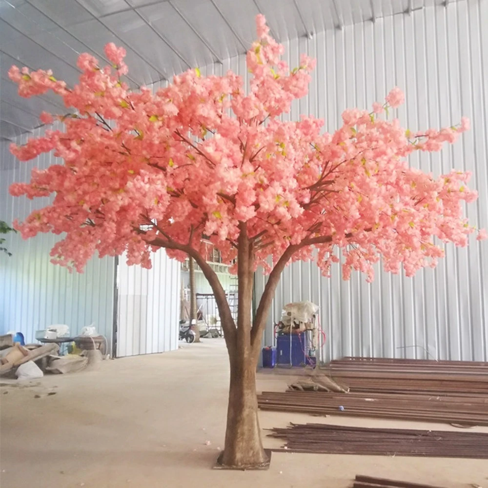 أشجار زهر الكرز الاصطناعية الكبيرة لحفلات الزفاف والديكور الداخلي والمناظر الطبيعية والفنادق والبيع بالجملة. #1