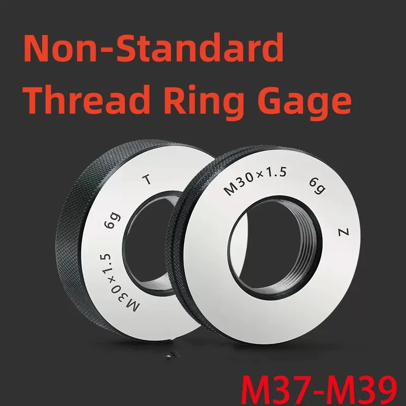 

1SET(1*GO+1*NOGO) M37-M39 Non-Standard Metric Fine Tooth Thread Ring Gauge Measure Tool M37M38M39X1.5 0.5 1.25 0.75 1.0 2.0 3.0