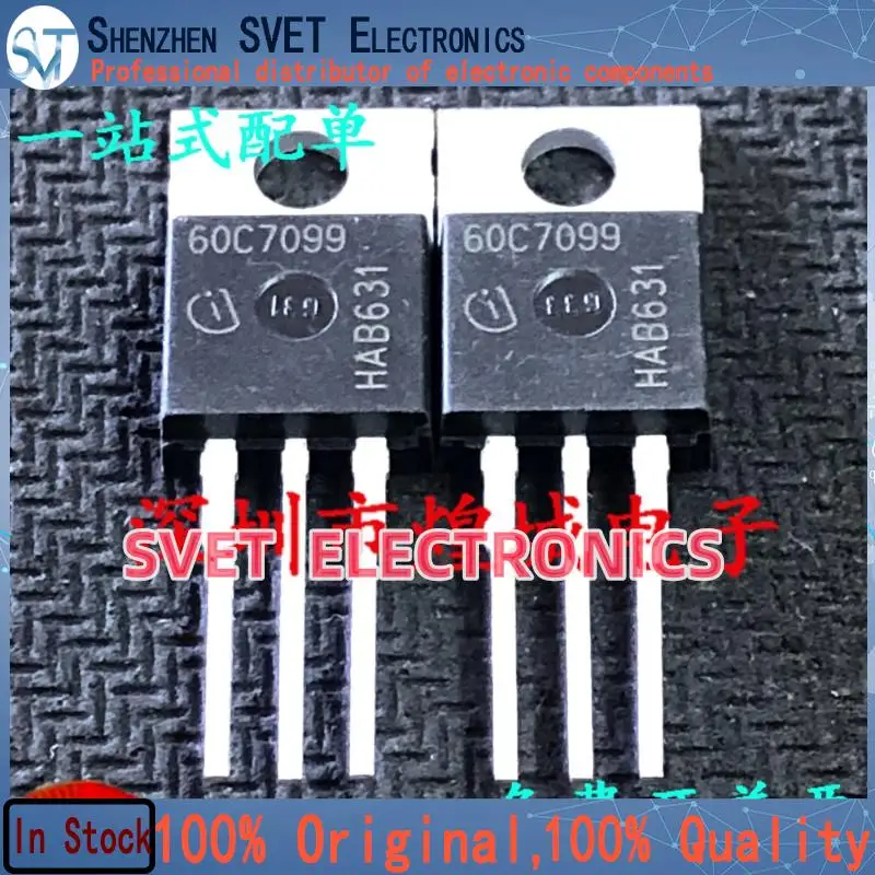 10PCS-50PCS  IPP60R099C7 60C7099  TO-220 MOS 83A650V Original In Stock Fast shipping