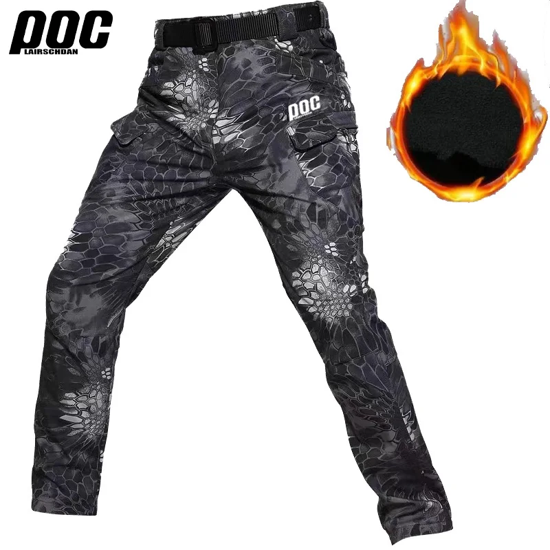 LairschDan POC Male Cargo Pants Tactical Cotton Overalls Outdoor Utility Work Trousers Relaxed Fit Big Size Hombre Clothing