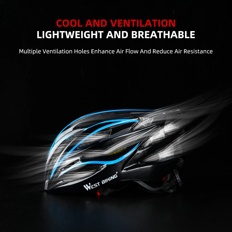 WEST BIKING EPS Cycling Helmet Outdoor Sports Safety Helmet Ultralight Cap Capacete Ciclismo Men Women MTB Bicycle Bike Helmet