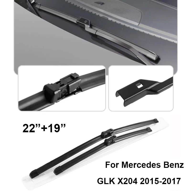 TONLINKER Wiper Blades For Mercedes-Benz GLK-Class X204 2015 2016 2017 GLK 200 220 250 280 300 320 350CDI 4Matic Car Accessories