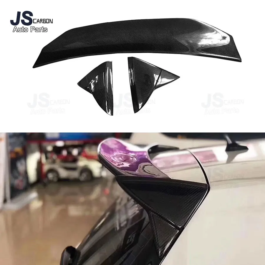 For Volkswagen Golf 7 7.5 2014-2018 Carbon Fiber Rear Roof Luggage Wing Spoiler Tail Wing Stator Wing Auto Accessories