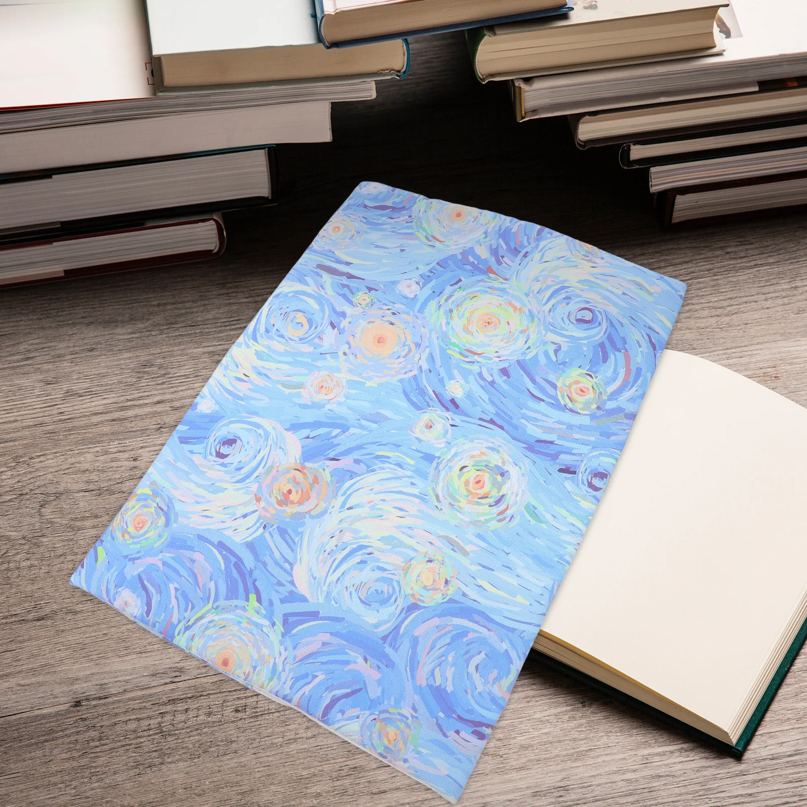 

Handmade Fabric Book Sleeve Book Cover for Composition Notebook Artistic Planner Journal Travel School A4 Protector