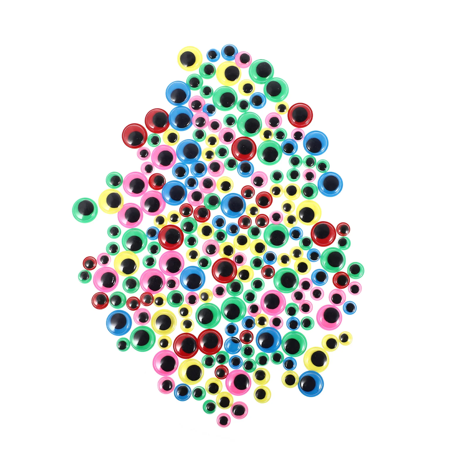 

200pcs Eye Stickers For Self-Adhesive Eye Decal Diy Accessories Cartoon Eyeball Decor Simulation Animal Eyes Googly