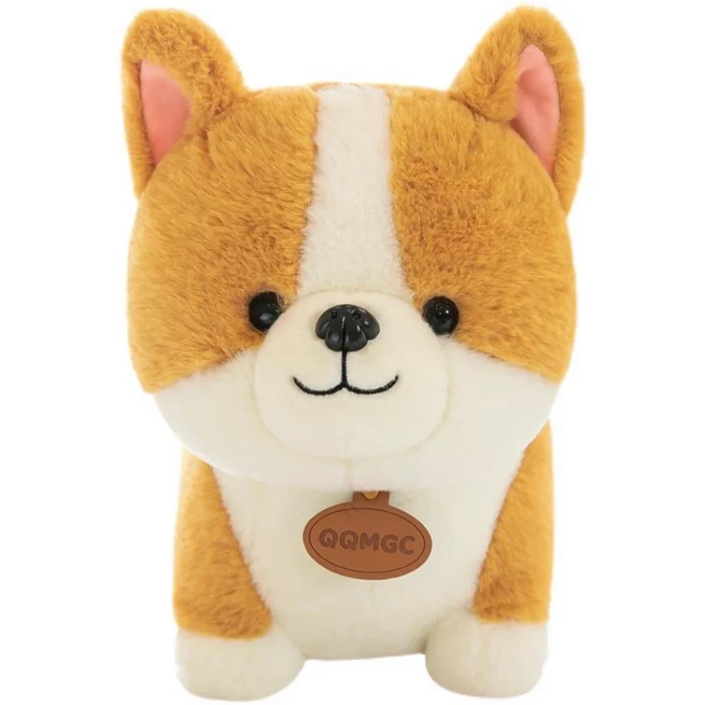 35cm Cute Corgi Doll Dog Throw Pillow Action Figure Child Bed Sleeping Doll Soft And Comfortable Plush Toy Birthday Gift