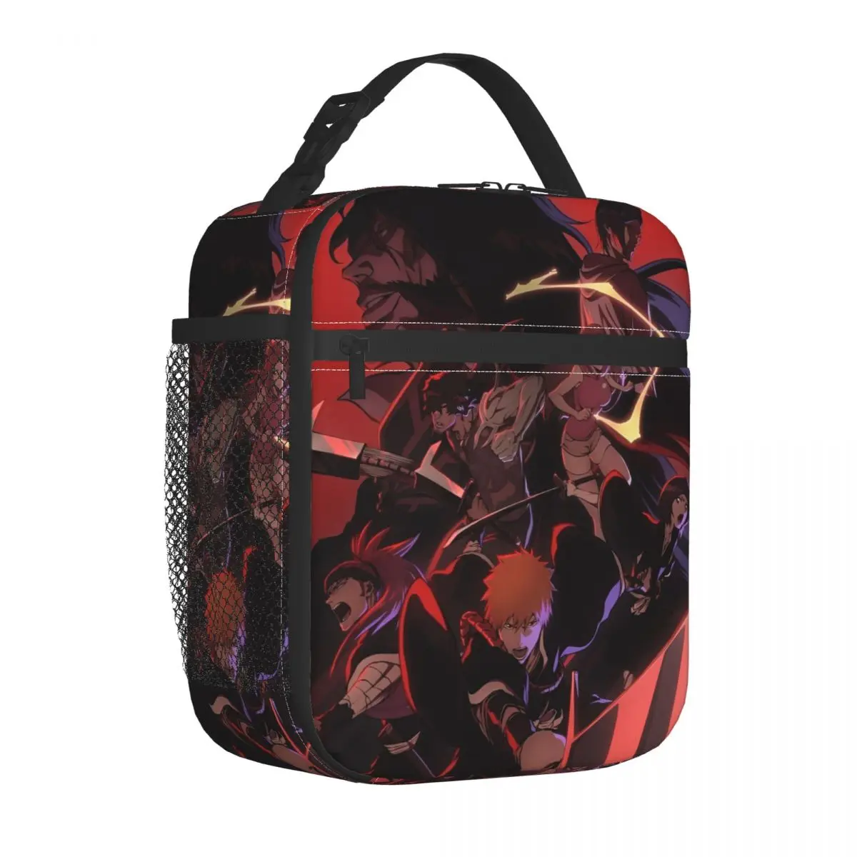 Anime Bleachs Insulated Lunch Bag Cooler Bag Reusable Lunch Container Leakproof Tote Lunch Box Men Women Office Travel