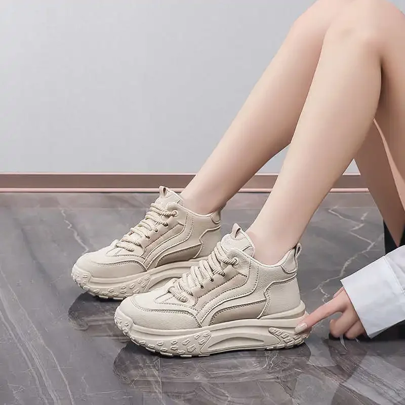 الهيب هوب الجلود الطبيعية عالية قمم أحذية رياضية الأحذية النسائية حجم 46 الأزرق المرأة أحذية رياضية نمط جديد شخصية Krasofka الحياة #5