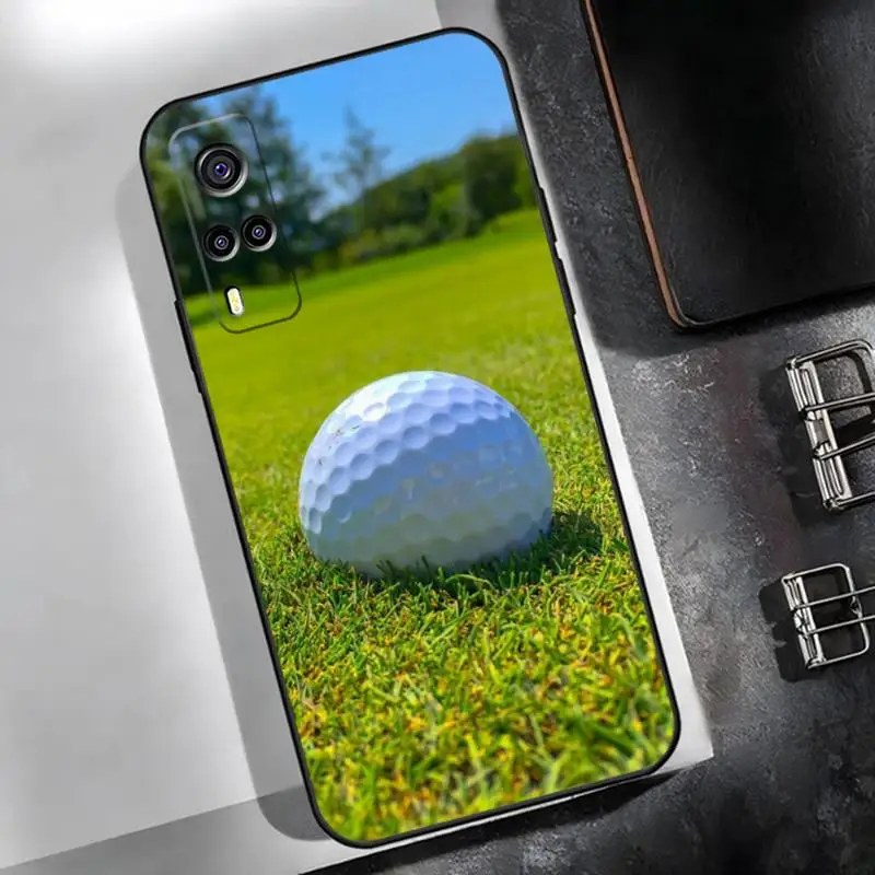 Sports Golf Phone Case For Vivo Y95 Y74 Y76 Y73 Y75 Y31 Y21 V17 V19 V15 Pro X60 Nex Black Soft Silicone Cover