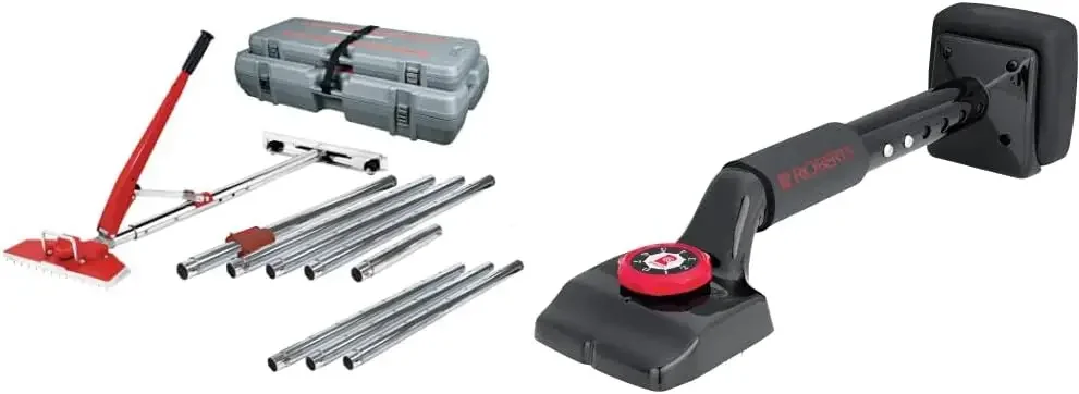 10-254V Value Kit Power-Lok Carpet Stretcher with 17 Locking Positions and 18-Inch Tail Block with Wheels