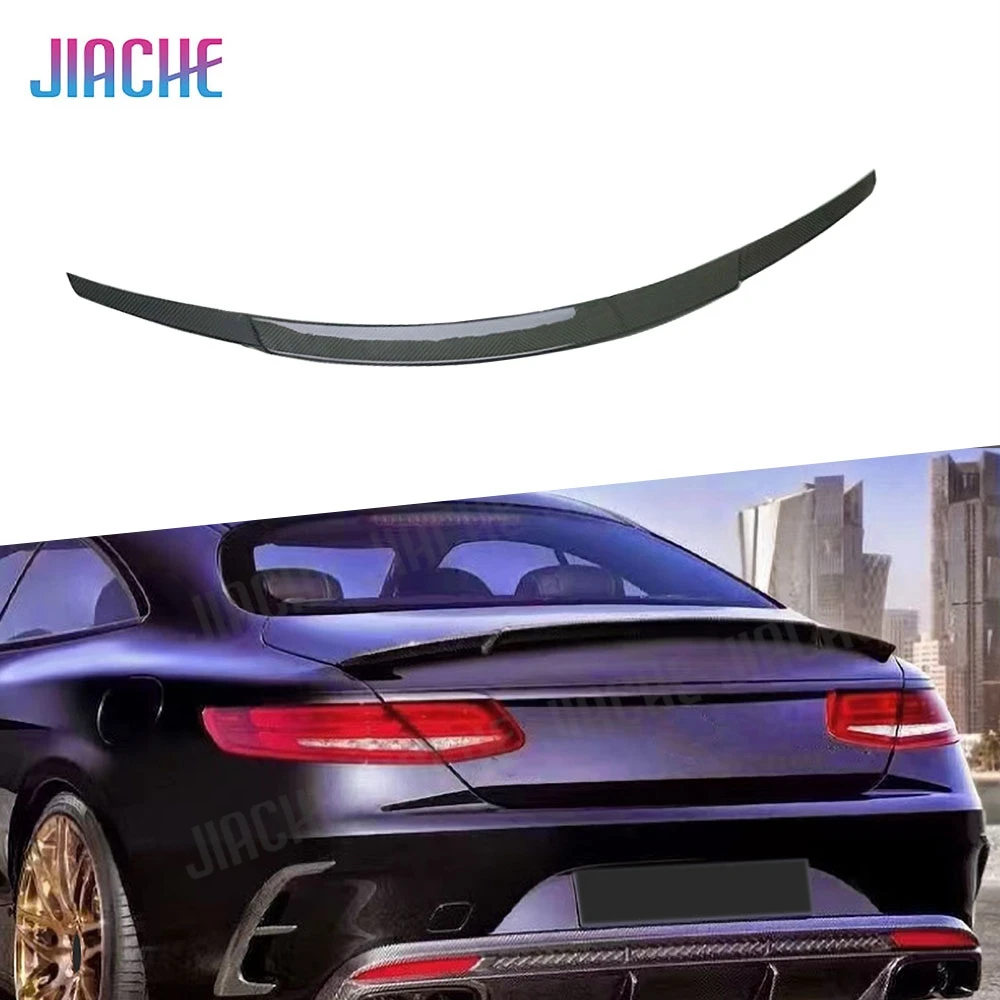 

Carbon Fiber Rear Spoiler Boot Trunk Wings for Benz S Class W217 C217 S63 S65 AMG Coupe 2014-2019 FRP Spoiler Car Styling