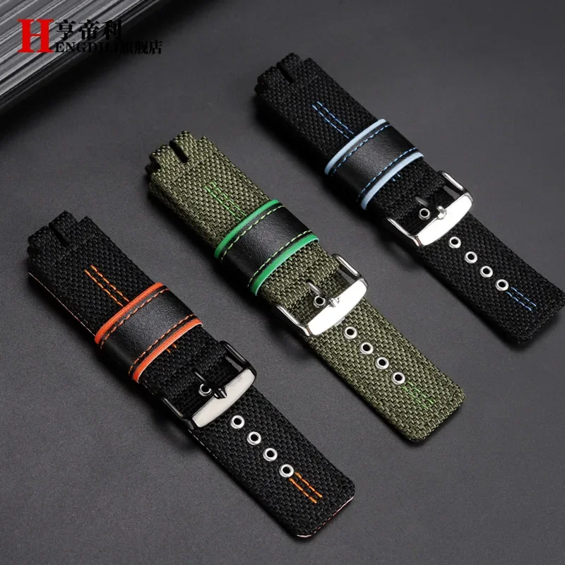 Nylon watch strap For Casio PROTREK PRW-3000 PRW-3100 PRW-6000 PRW-6100Y PRG-300 330 Breathable canvas watchband men's Bracelet