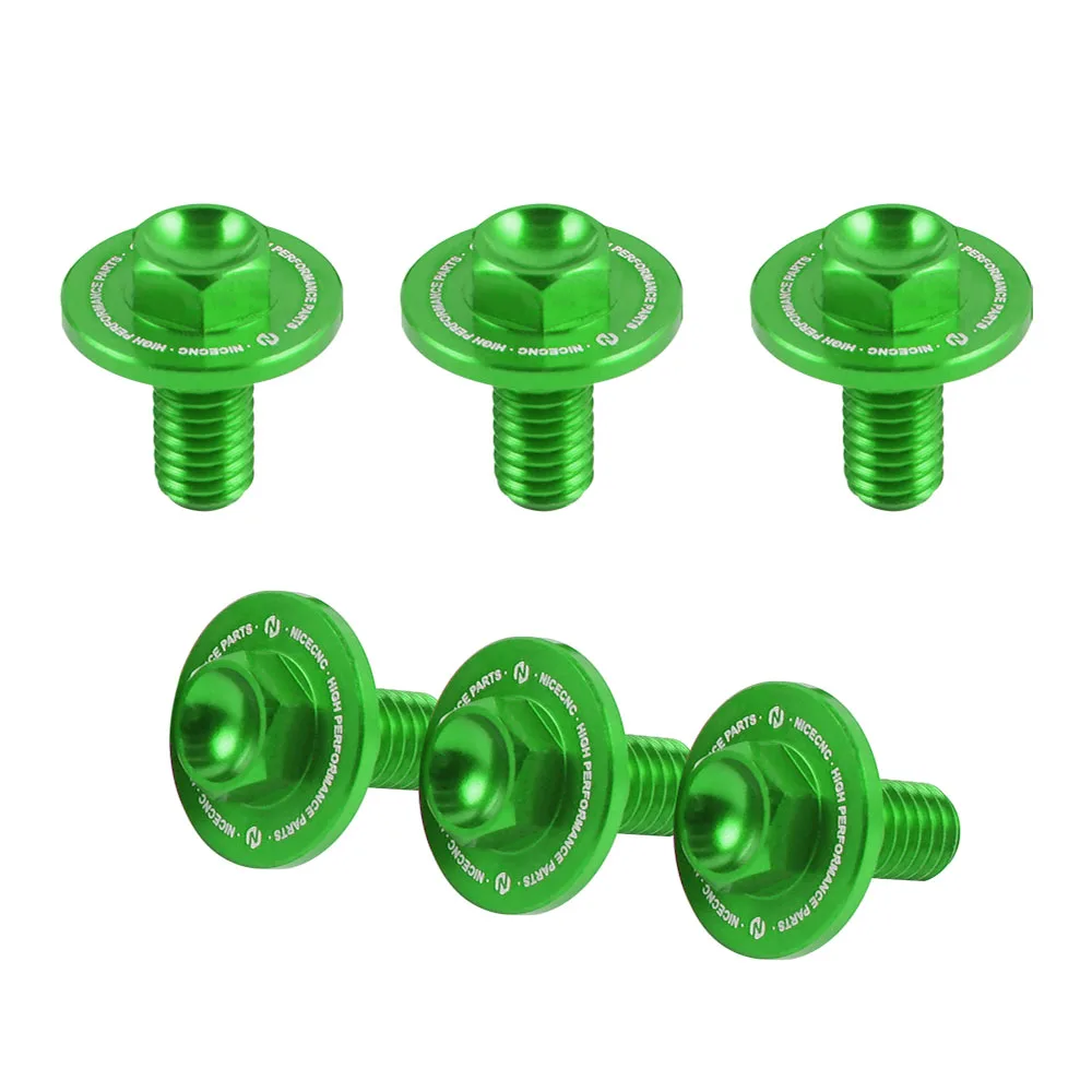NICECNC دراجة نارية الجبهة شوكة الحرس الترباس المسمار لكاواساكي KX 80 85 125 250 250F 450F 450 KLX 300R 450R 150BF 250 KXF D- المقتفي
