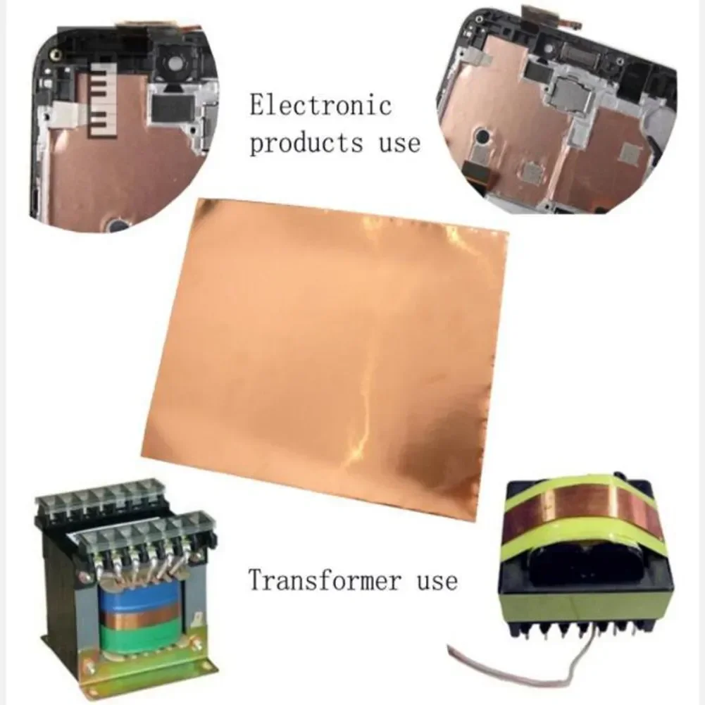 Copper Foil For EMI Shielding Material Designed Specifically For Electric Guitars Approx Size Of The Tape Is 30x20 Cm