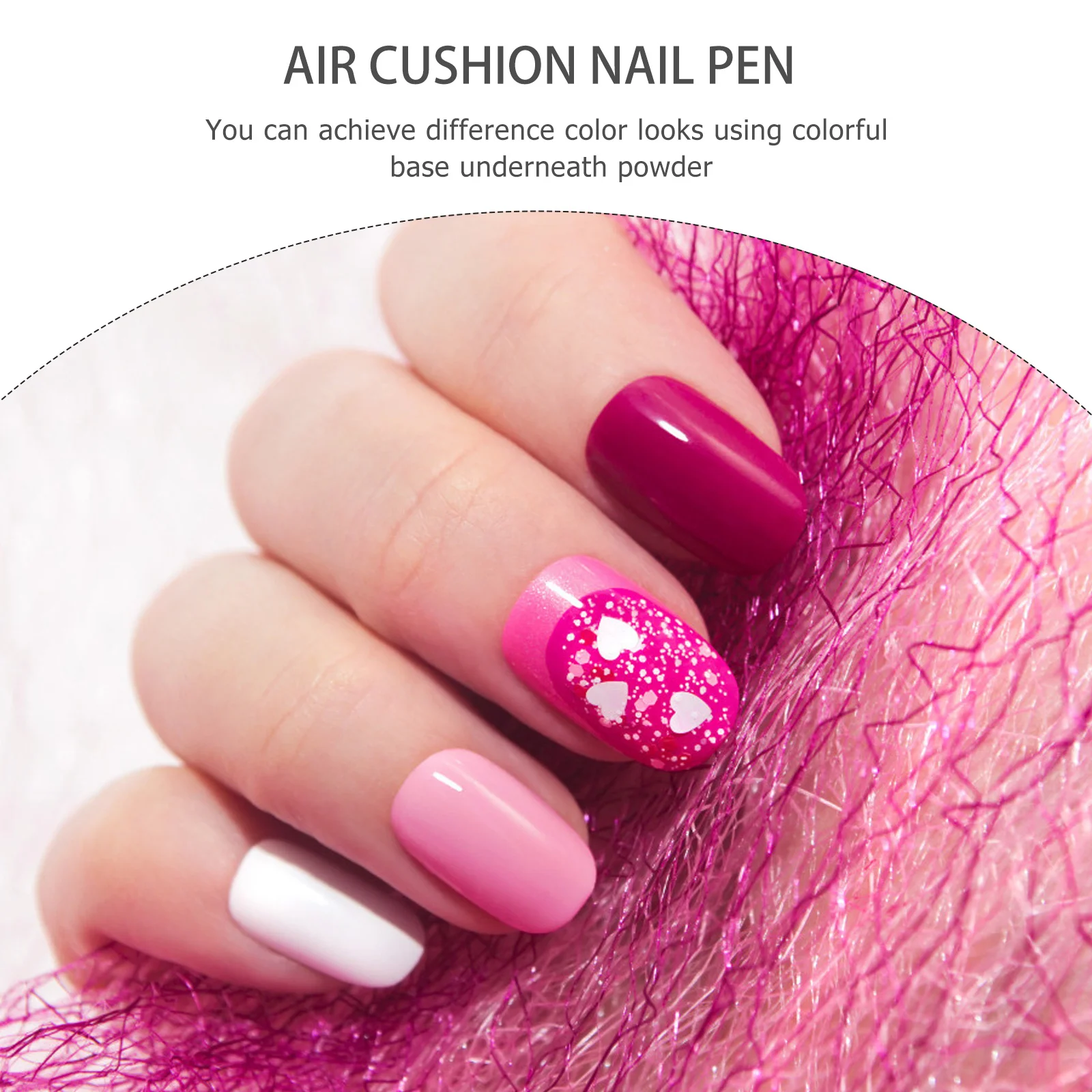 Nagelpulver Stift holographische Glitter Nail Art DIY Maniküre Stift Spiegeleffekt funkelnden Stil Maniküre Pulver