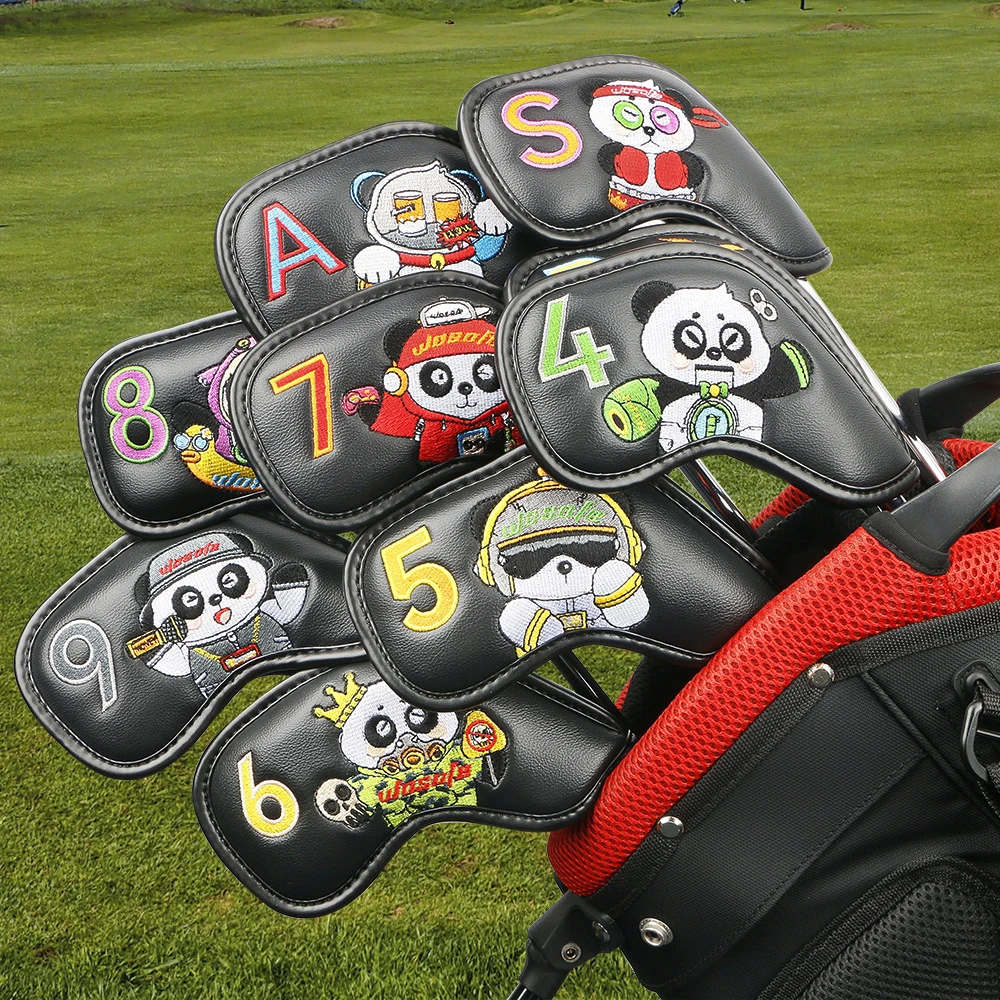 

9 Pcs Waterproof High-quality Golf Club Cap Cover Anti-fouling Lightweight Golf Iron Cover