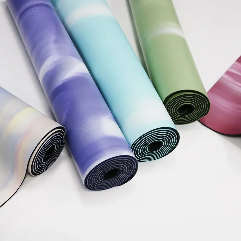 

Hot Sale Anti Slip PU Rubber Custom Manufacturer Eco-friendly Yoga Mat For Home Workout And Gymnastics Fitness Pilates Yoga Mat