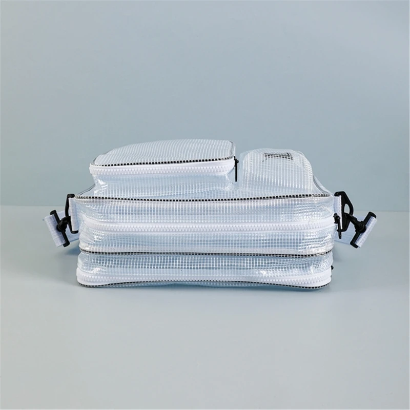 Clear Crossbody Bag for Engineers Efficiently Store and Carry Computer Equipment