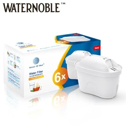 Waternoble for BRITA MAXTRA+ Replacement Water Filter Cartridge Compatible with BRITA Jugs Reduces Chlorine Limescale Impurities