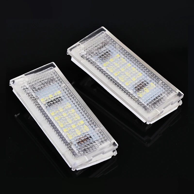 

2Pcs For BMW Touring Number License Plate Lights 12V Bright White LED License Plate Light White Led For BMW E46 4D 1998-2005