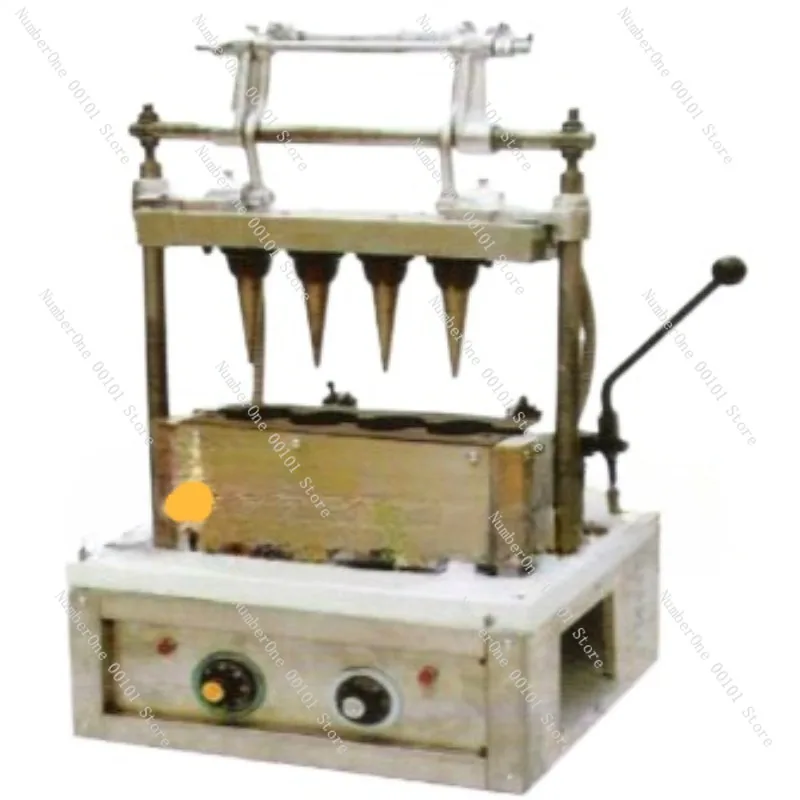 

Egg Tray Machine Ice Cream Cone Maker Ice Cream Egg Tray Machine DST-4 Four-Head Crispy Cone Wafer Cup Machine