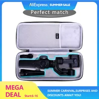 LTGEM Black EVA Hard Case for Zhiyun Smooth 4 3-Axis Handheld Gimbal Stabilizer YouTube Video Vlog Tripod (Only Case)
