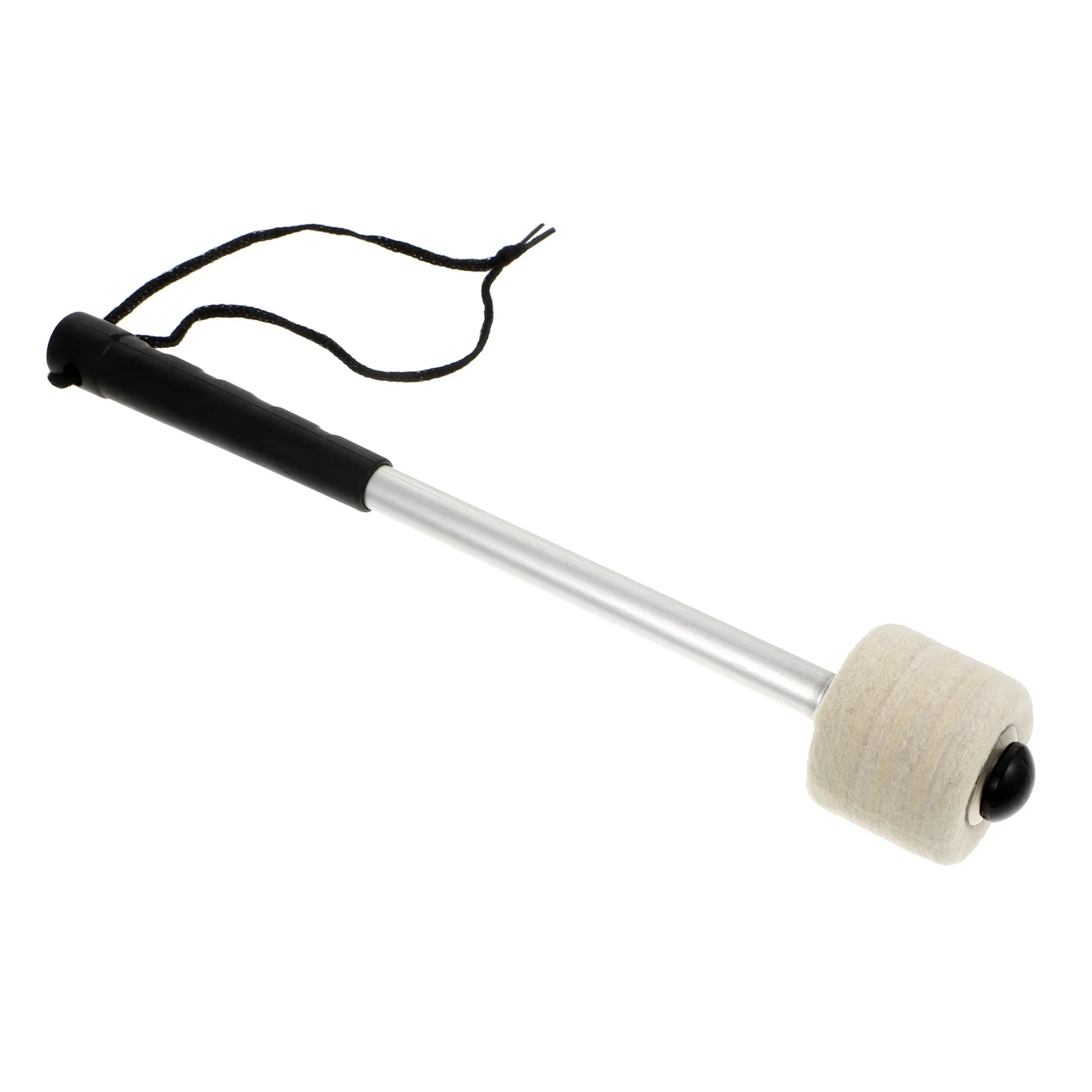 

1Pcs Drum Stick Aluminum Alloy Wool Material Durable Comfortable Snare Drum Beginner Practice Percussion Accessory