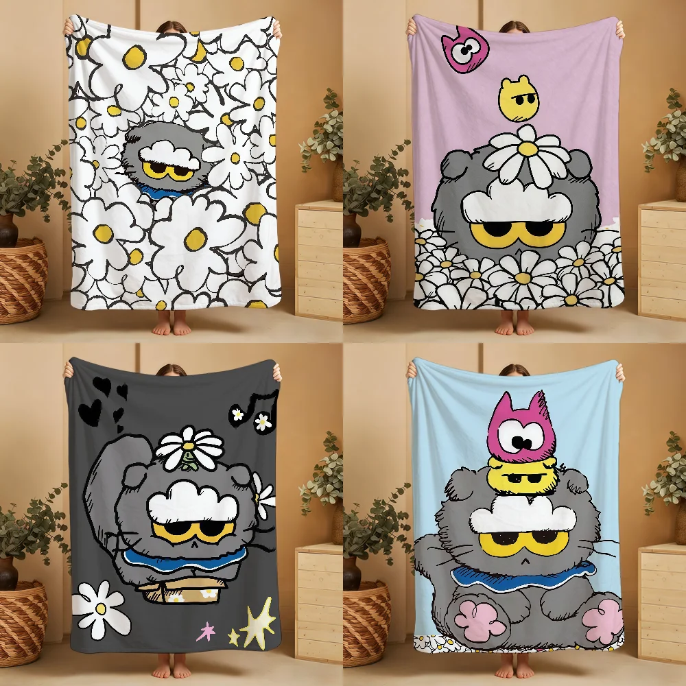 Cute Z-ZO And F-FRIENDS Cat Blanket Soft Warm Furry Throw Super Kids Toys Bed Sofa Car Cradle