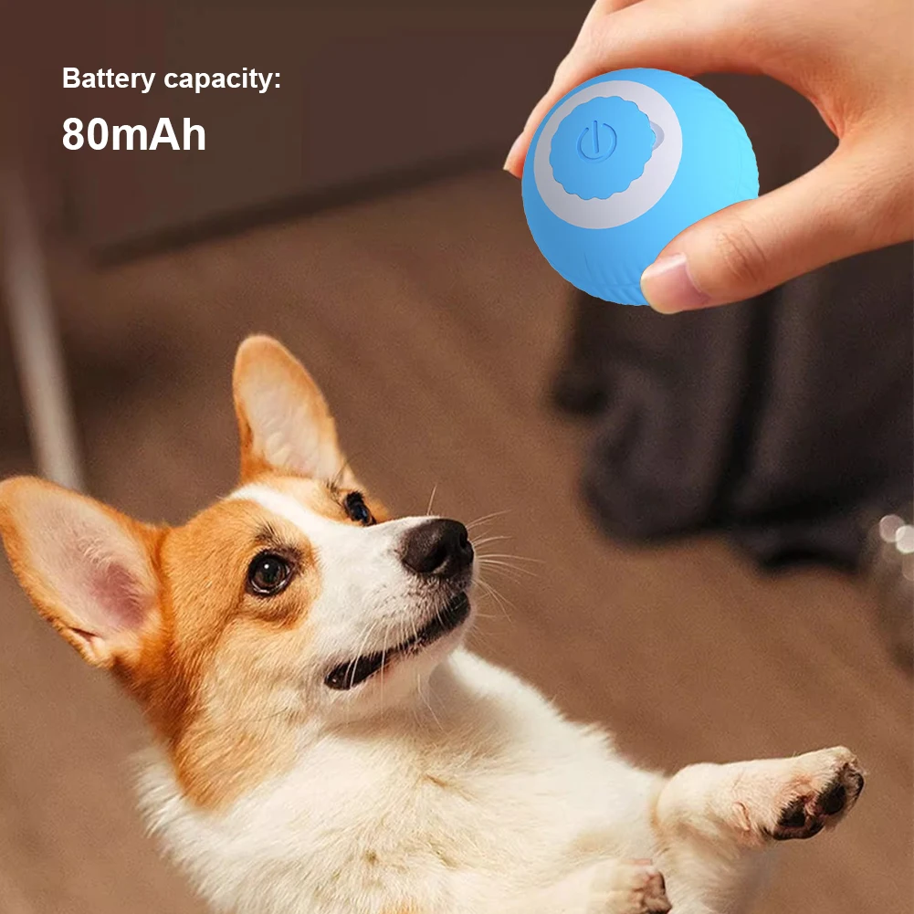 Elektrische Katzen ball Spielzeug USB wiederauf ladbare intelligente interaktive Katzen spielzeug intelligente rollende Spielzeug ball für Kätzchen Hund spielen