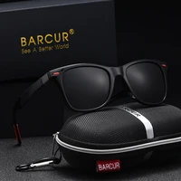 BARCUR Gafas de sol minimalistas y cómodas de estilo festivo con montura completa y protección UV para reducir el brillo