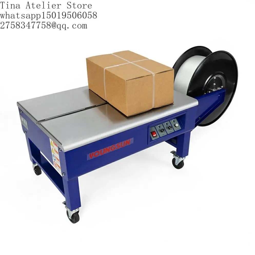 YS-A2L Automatic PP Belt Desktop Fast Speed Easy to Operate Strapping Machine with 1 Year Warranty for Carton