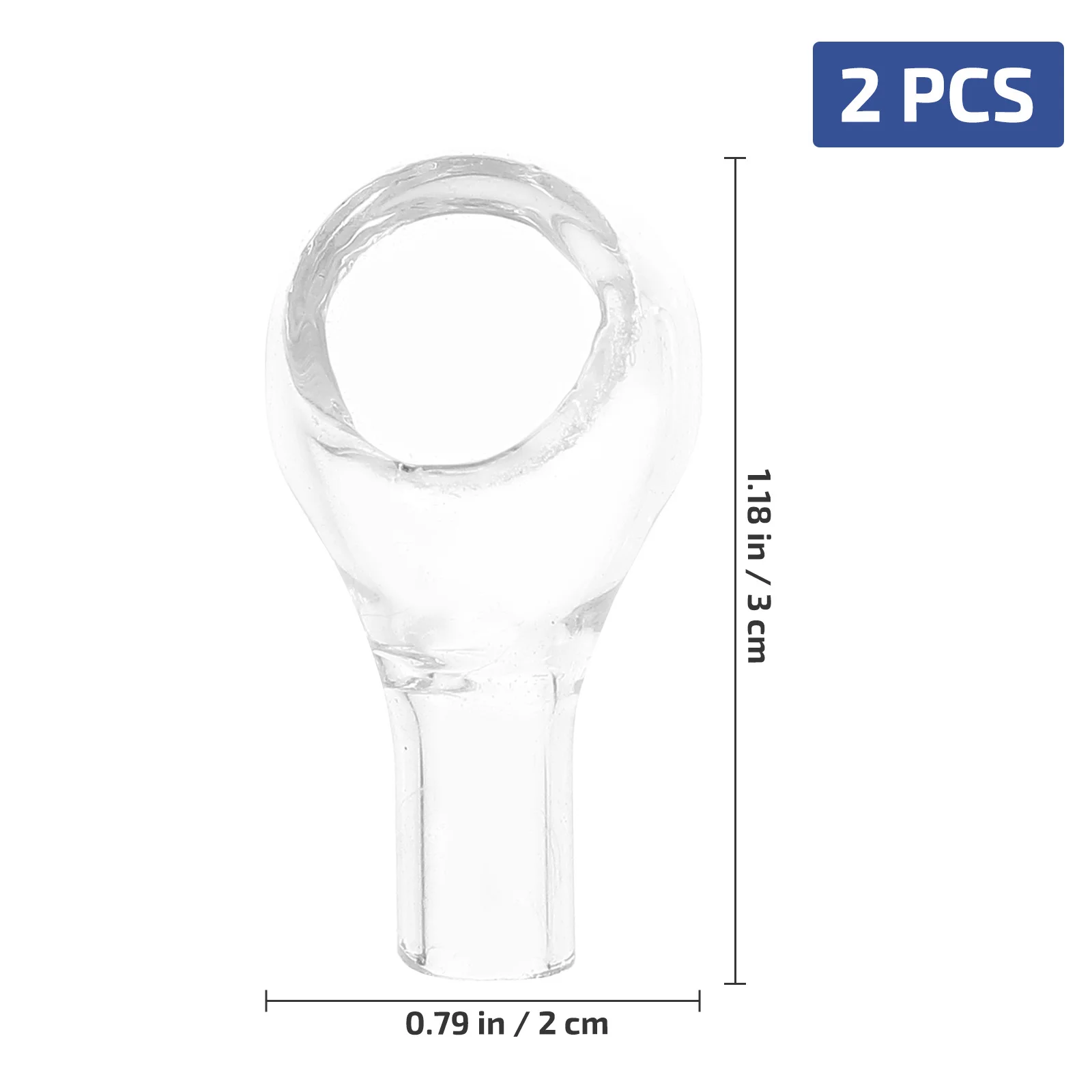 Botella de pesaje de vidrio de laboratorio, embudo transparente, tubo de cuello, juego de embudo de pesaje de vidrio de borosilicato duradero, 2 uds.