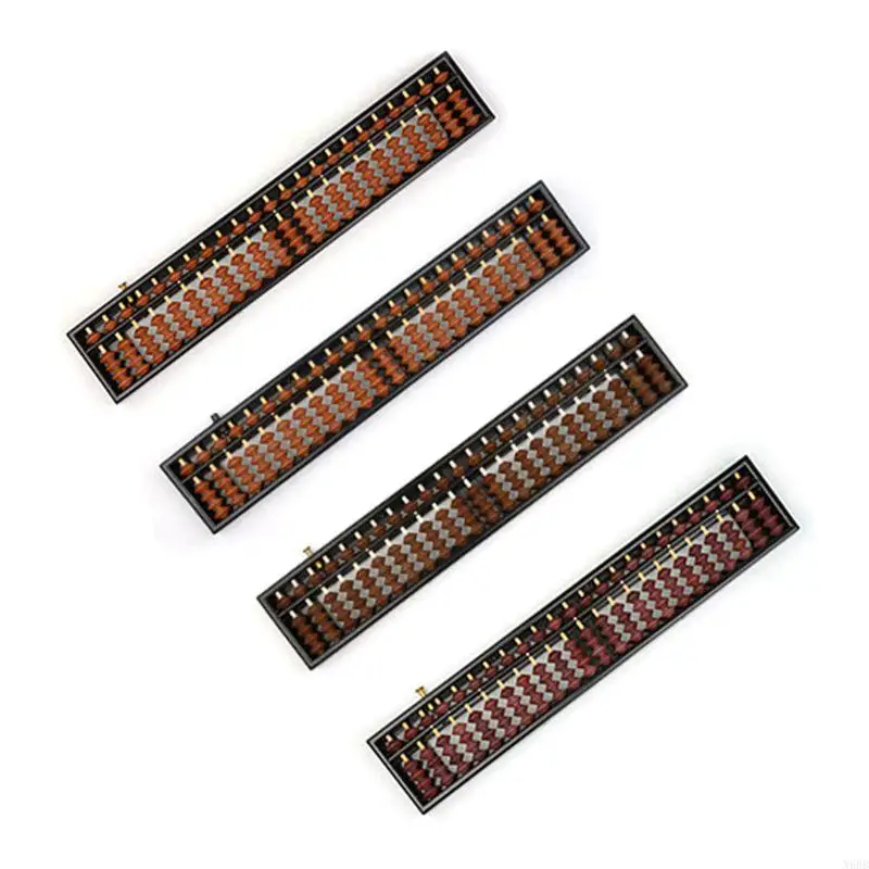 X6HB Portable Chinese 23 Digits Column Abacus Soroban Calculating Counting