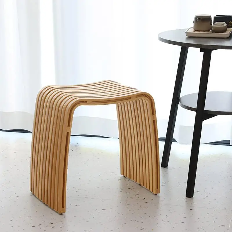 Bamboo Dining Stool Dining Chair Dressing Stool Shoe Stool